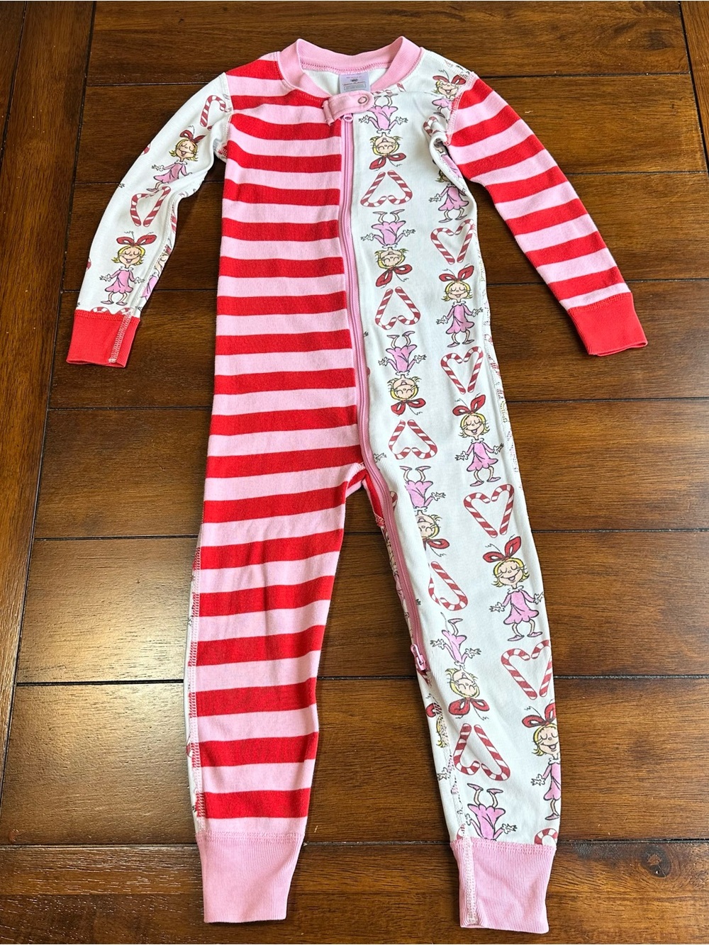 Hanna Andersson Dr Seuss Grinch Cindy-Lou Who Christmas Pajamas | Size 3T